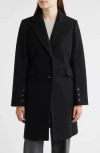 Sam Edelman Single Breasted Coat In Black