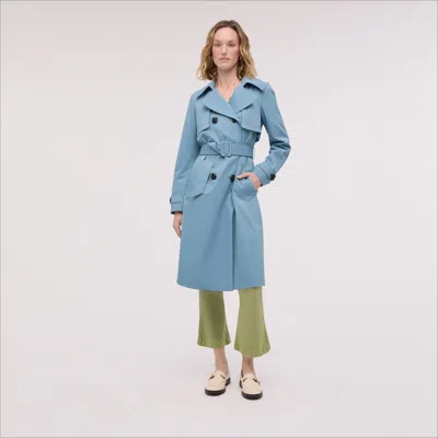 Sam Edelman Single Breasted Trench Coat Sand In Beige