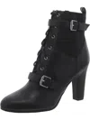 Sam Edelman Skylar Womens Zipper Block Heel Ankle Boots In Black