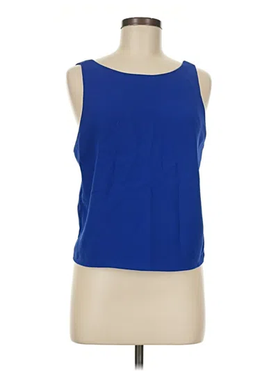 Pre-owned Sam Edelman Sleeveless Blouse In Blue