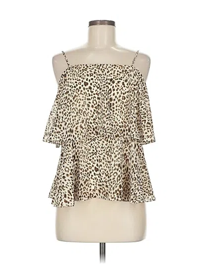 Pre-owned Sam Edelman Sleeveless Blouse In White