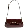 Sam Edelman Small Loraine Faux Leather Shoulder Bag In Bordeaux