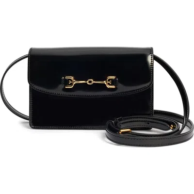 Sam Edelman Small Loraine Leather Box Crossbody Bag In Black
