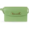 Sam Edelman Small Loraine Leather Box Crossbody Bag In Green