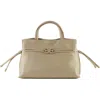 Sam Edelman Small Poppy Drawstring Leather Crossbody Bag In Sand