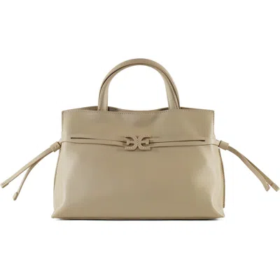 Sam Edelman Small Poppy Drawstring Leather Crossbody Bag In Sand