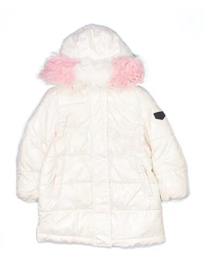Pre-owned Sam Edelman Kids' Snow Jacket In Ivory