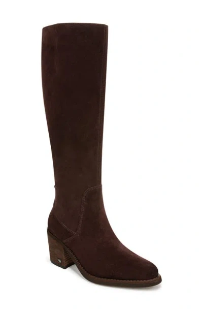 Sam Edelman Soyer Knee High Boot In Café Noir