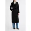 Sam Edelman Stand Collar Wrap Coat In Black