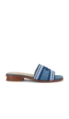 Sam Edelman Stevie Slide Sandal In 海蓝底碎花