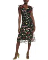 SAM EDELMAN STRAPLESS MIDI DRESS