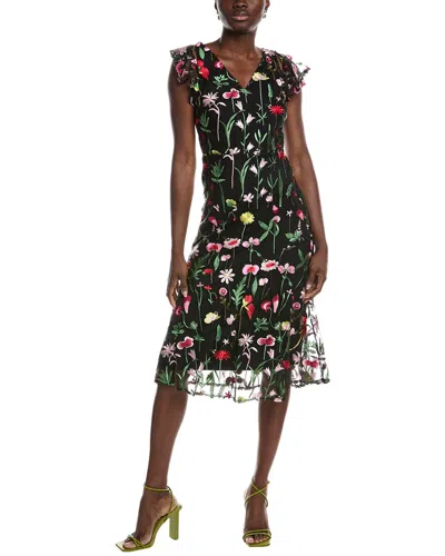 SAM EDELMAN STRAPLESS MIDI DRESS