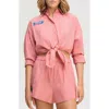 Sam Edelman Stripe Cotton Button-up Shirt In Multi