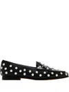 Sam Edelman Stud-embellished Loafers In Black