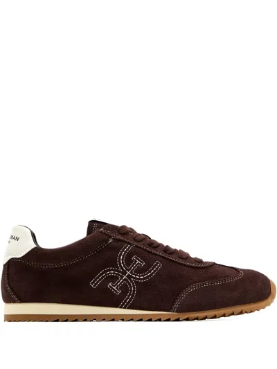 Sam Edelman Suede Sneakers In Brown