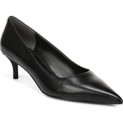 Sam Edelman Summer Pointed Toe Kitten Heel Pump In Black