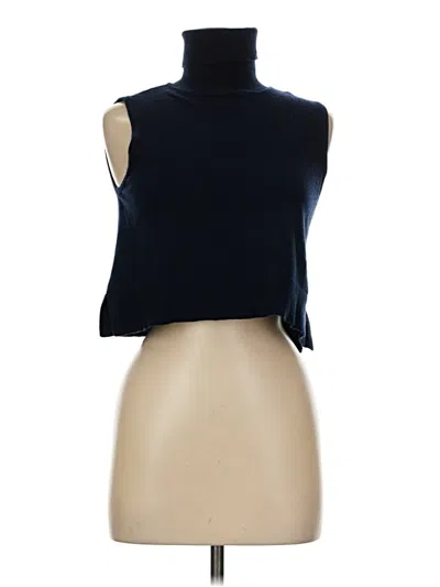 Pre-owned Sam Edelman Sweater Vest In Blue