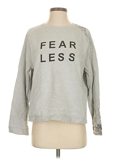 Pre-owned Sam Edelman Sweatshirt In Gray