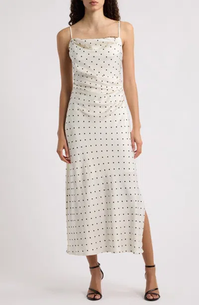 Sam Edelman Swiss Dot Slipdress In Neutral