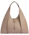 Sam Edelman Sylvia Extra Large Leather Hobo In Taupe