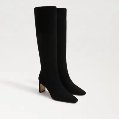 SAM EDELMAN SAM EDELMAN SYLVIA KNEE HIGH BOOT BLACK SUEDE