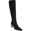 Sam Edelman Sylvia Knee High Boot In Black Suede