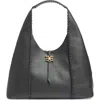 Sam Edelman Sylvia Extra Large Leather Hobo In Black