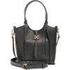 Sam Edelman Sylvia Mini Leather Crossbody Bag In Black