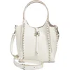 Sam Edelman Sylvia Mini Leather Crossbody Bag In Eggshell