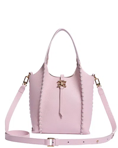 Sam Edelman Sylvia Mini Leather Crossbody In Burgundy