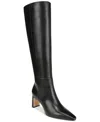 Sam Edelman Sylvia Womens Wide Calf Knee-high Boots In Black