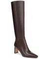 Sam Edelman Sylvia Snip-toe Knee-high Dress Boots In Brown