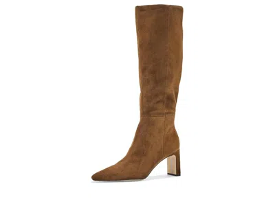 Sam Edelman Sylvia Women's Shoes Warm Nutmeg Wide Calf: 7 M, Leather In Brown
