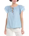 Sam Edelman Tabitha Blouse In Blue
