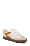 Sam Edelman Talia Sneakers White/yellow/orange In Optic White/ Retro Orange