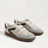 Sam Edelman Talia Womens Leather Velcro Casual And Fashion Sneakers In Multi