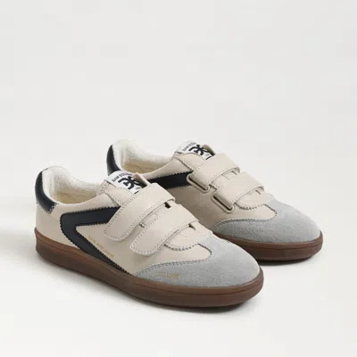 SAM EDELMAN SAM EDELMAN TALIA VELCRO SNEAKER IVORY HAZE/GREY STONE LEATHER