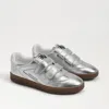 Sam Edelman Talia Velcro Sneaker Soft Silver / Off White In Silver