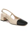 Sam Edelman Womens Buckle Ankle Strap Slingback Heels In Beige