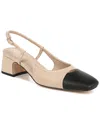 Sam Edelman Tarra Two-tone Cutout Leather Slingback Pumps