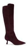 Sam Edelman Taylin Wide Calf Boot In Burgundy