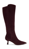 Sam Edelman Taylin Wide Calf Boot In Burgundy