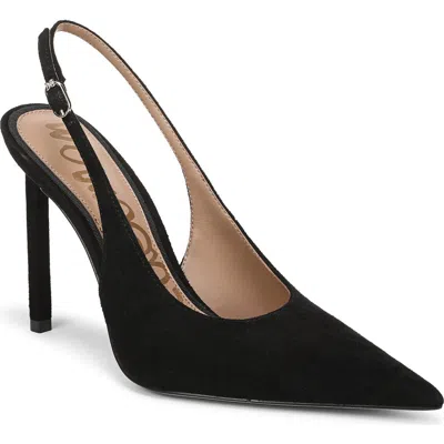Sam Edelman Tegan Slingback Pump In Black Suede