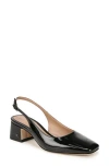 Sam Edelman Terra Slingback Pump In Black Patent