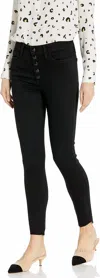 Sam Edelman The Stiletto Ankle- Mercedes Jean In Black In Black