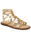 Sam Edelman Tianna Gladiator Sandal Gold Print In Gold