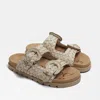 Sam Edelman Tiffanie Slide Footbed Sandal Modern Ivory Leather In White