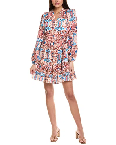 SAM EDELMAN TILE PRINT SHIRTDRESS