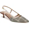 Sam Edelman Women's Toni Pointed Toe Kitten Heel Pumps In Oat Multi/ Alpine Ivory