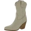 Sam Edelman Tracy Womens Zipper Heels Cowboy, Western Boots In Multi
